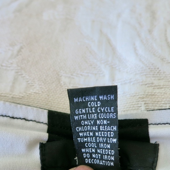 Alfani Black and White Slit Sleeve Tunic Top Size XS - Picture 5 of 13